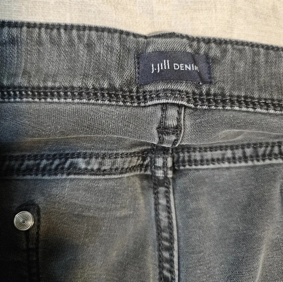 J. Jill Denim Authentic Fit Slim Ankle Women's Plus Size 22W Jeans Gray Stretch - Picture 8 of 10